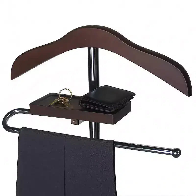 Oxford Ii Valet - Finition Chrome et Noyer - Proman Products