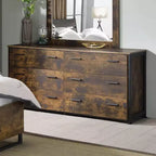 Acme Furniture Juvanth Dresser Rustic Oak/Black Finish