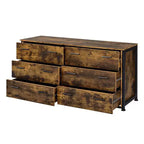Commode Juvanth Acme Furniture, chêne rustique/finition noire