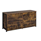 Commode Juvanth Acme Furniture, chêne rustique/finition noire