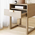 Nathan James Lot de 2 tables de chevet en bois marron