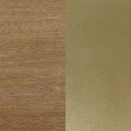 Nathan James Lot de 2 tables de chevet en bois marron