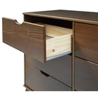 Pensy Table de chevet à 2 tiroirs en bois massif de style Mid-Century - Noyer - Powell