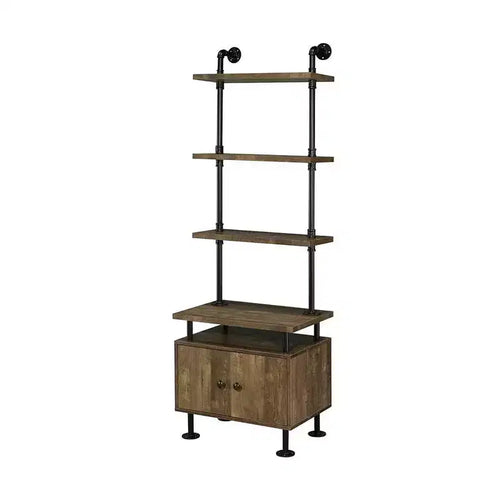 Acme Furniture Ensata II Nightstand Rustic Oak/Black Finish