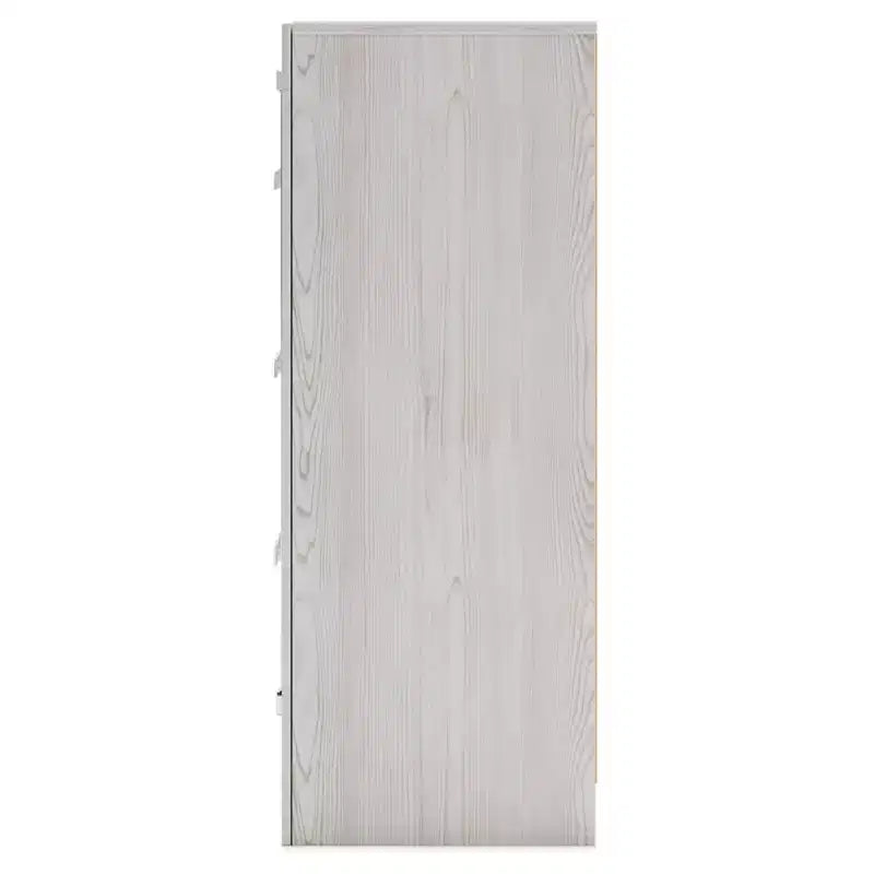 Commode Altyra Blanche – Signature Design by Ashley : Rangement 6 tiroirs, finition laminée, aucun assemblage requis
