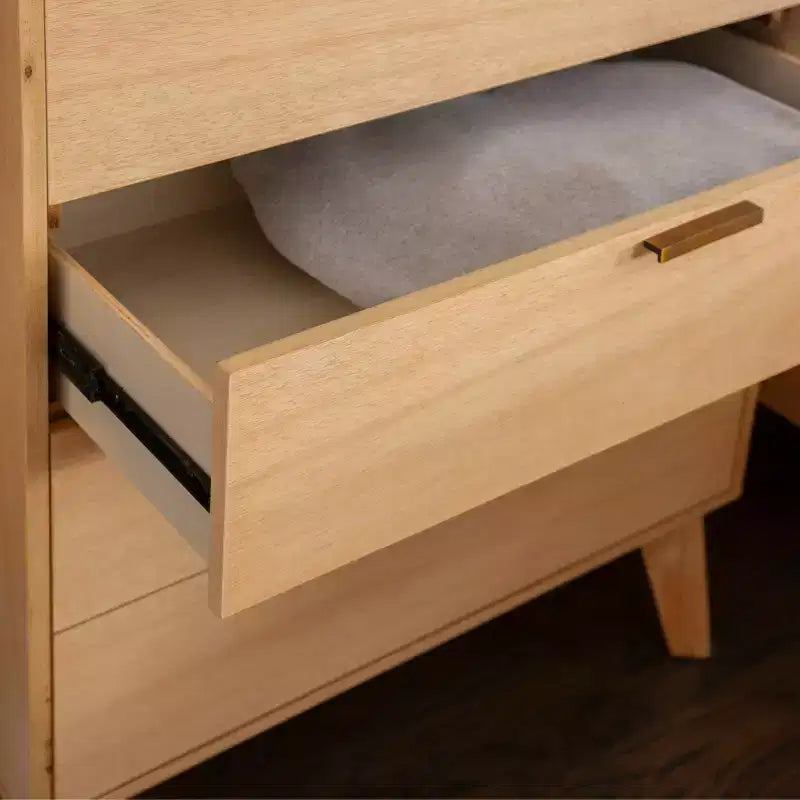Linon Reid Commode 4 tiroirs Naturel
