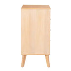 Linon Reid Commode 4 tiroirs Naturel