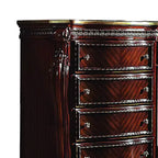 Commode Picardie 117 cm Chêne miel - Acme Furniture : Style vintage, 5 tiroirs doublés de feutre, Influence européenne
