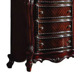 Commode Picardie 117 cm Chêne miel - Acme Furniture : Style vintage, 5 tiroirs doublés de feutre, Influence européenne