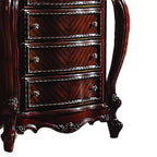 Commode Picardie 117 cm Chêne miel - Acme Furniture : Style vintage, 5 tiroirs doublés de feutre, Influence européenne