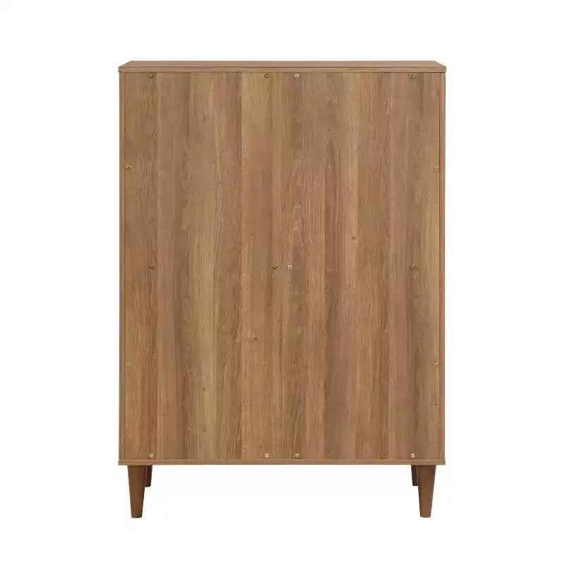 MAISON : Intérieur + Extérieur Commode 4 tiroirs Esigne Mid-Century Chêne clair