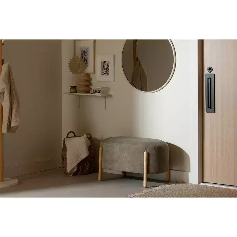 Commode double à 6 tiroirs South Shore Step One Essential : Chêne gris, fini stratifié, quincaillerie anti-basculement, 51,25 po de largeur