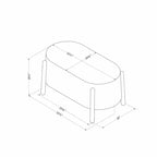 Commode double à 6 tiroirs South Shore Step One Essential : Chêne gris, fini stratifié, quincaillerie anti-basculement, 51,25 po de largeur