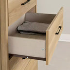 Commode 5 tiroirs South Shore Gravity Frêne naturel : Rangement vertical, Fini stratifié, Meuble de chambre à coucher