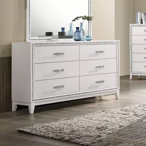 Acme Furniture 63" Haiden Dresser White Finish