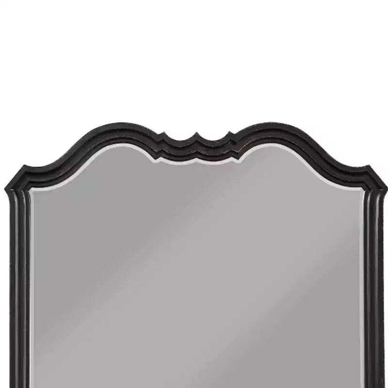 Miroir de commode Acme Furniture Chelmsford, fini noir antique