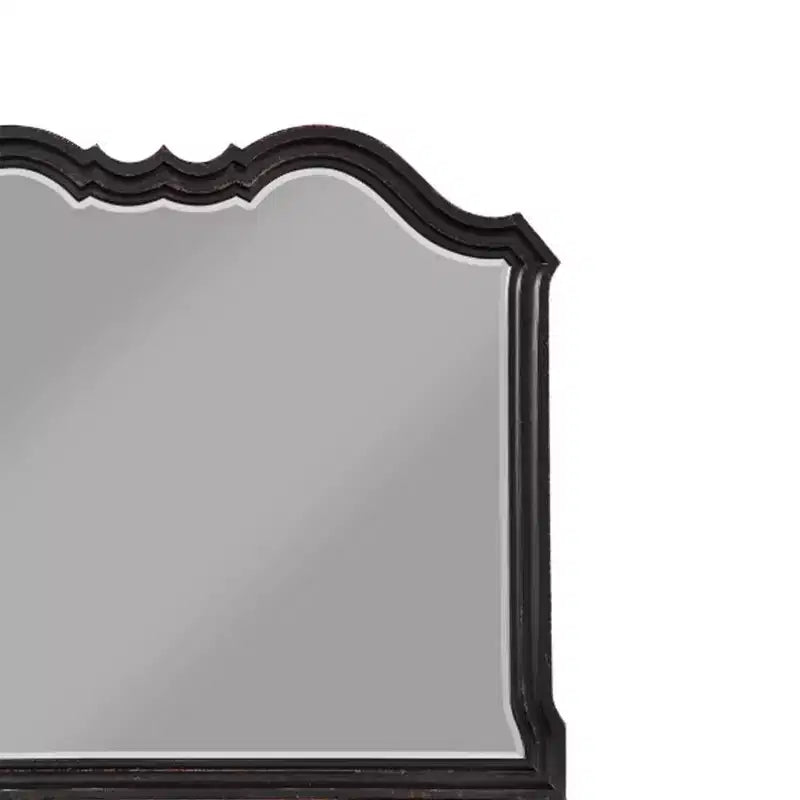 Miroir de commode Acme Furniture Chelmsford, fini noir antique