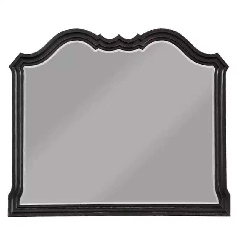 Miroir de commode Acme Furniture Chelmsford, fini noir antique