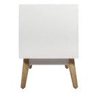 Meuble TV Aurie blanc français – Adore Decor : Géométrique, Rangement, Convient aux téléviseurs jusqu'à 55 po