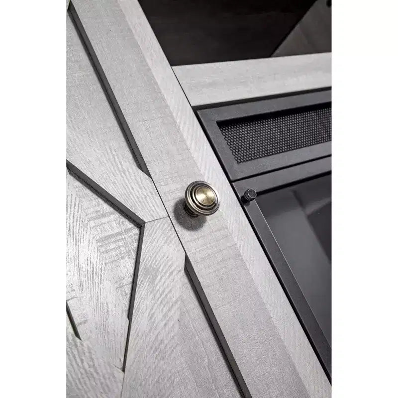 Meuble TV pour téléviseurs jusqu'à 50" aspect bois de sciage blanc cassé - Home Essentials