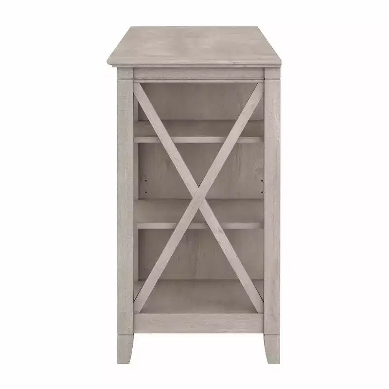Meuble TV haut Key West pour téléviseurs jusqu'à 70", gris délavé - Bush Furniture