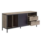 Meuble TV Nantan d'Acme Furniture pour téléviseurs jusqu'à 60 po Chêne rustique/Finition noire