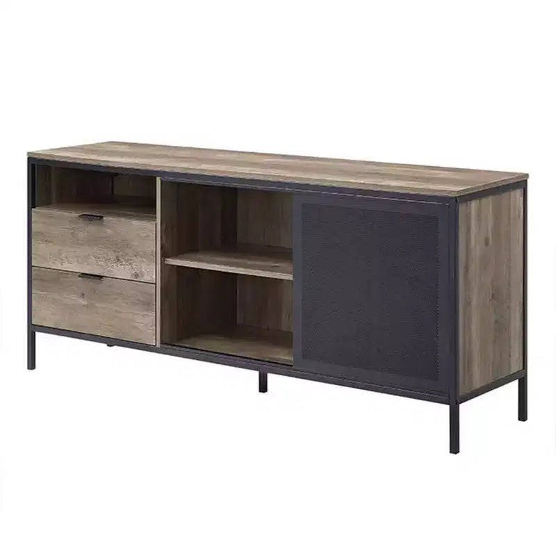 Meuble TV Nantan d'Acme Furniture pour téléviseurs jusqu'à 60 po Chêne rustique/Finition noire