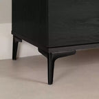 Meuble TV Musano de South Shore pour téléviseurs jusqu'à 60" avec portes et tiroir Chêne Noir: Panneaux de particules laminés, Console de rangement