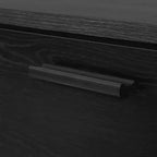 Meuble TV Musano de South Shore pour téléviseurs jusqu'à 60" avec portes et tiroir Chêne Noir: Panneaux de particules laminés, Console de rangement