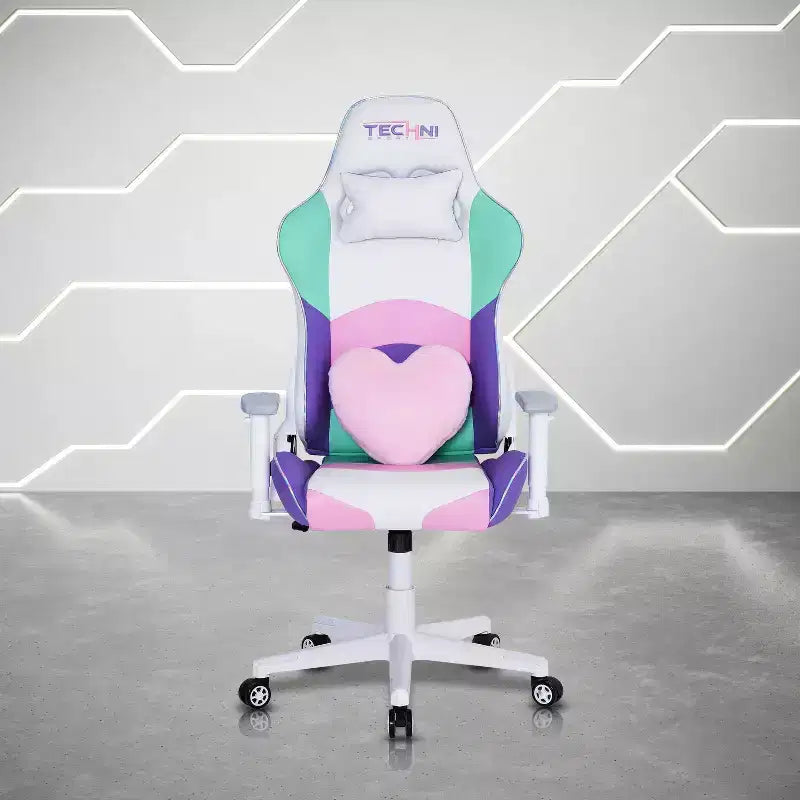 Fauteuil de gaming de bureau Kawaii - Techni Sport