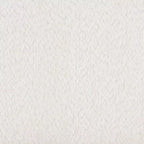 Baxton Studio Lavina Banc de rangement en tissu ourson blanc : pouf ovale rembourré, aucun assemblage requis