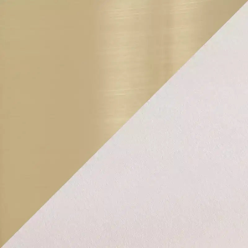Tabouret de coiffeuse Marla LumiSource Velours Crème/Doré