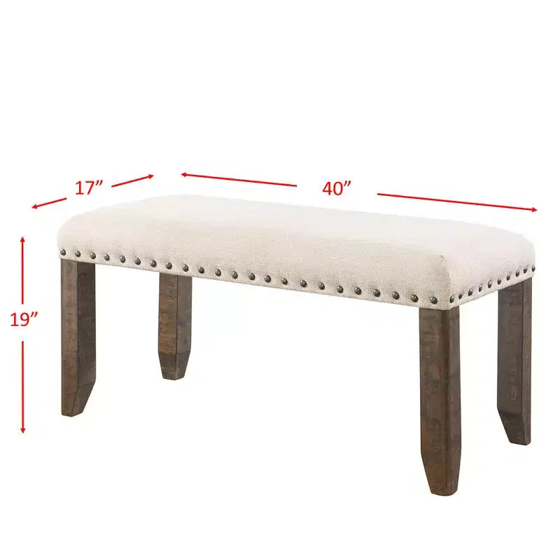 Banc Dex Noyer Brun - Picket House Furnishings