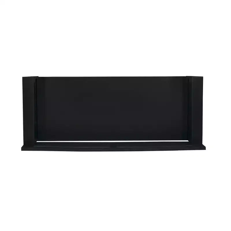 Banc de rangement rembourré en similicuir et bois massif Linon 44,5 po Carlton Noir : Ottoman d'entrée, Organisateur de chaussures