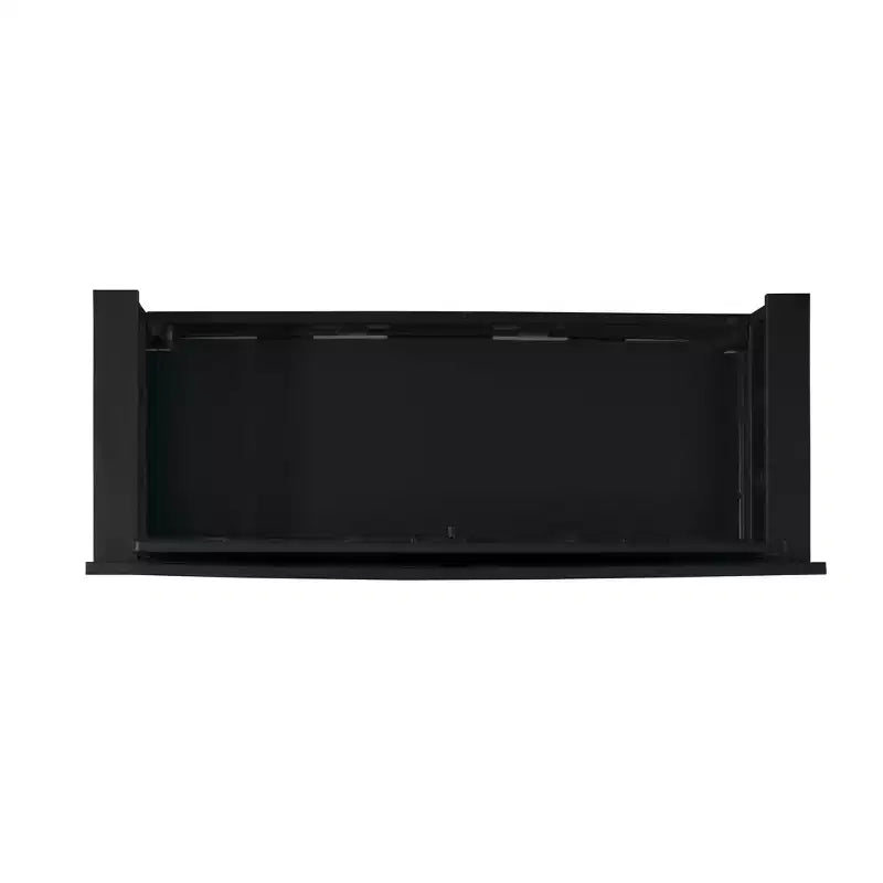 Banc de rangement rembourré en similicuir et bois massif Linon 44,5 po Carlton Noir : Ottoman d'entrée, Organisateur de chaussures