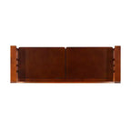 Linon 50" Shayla Banc de Rangement en Bois Massif avec Siège Fini et Divisé Noyer : Meubles d'entrée, Organisateur de Chaussures