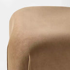 Pouf carré en velours marron clair - Threshold™ conçu avec Studio McGee