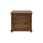 Porter Traditional Wood Lateral File Brown - Martin Furniture: 2-Drawer, No Assembly, 34"W x 22"D x 30"H