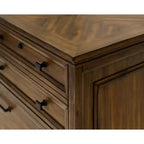 Classeur latéral en bois traditionnel Porter Marron - Martin Furniture : 2 tiroirs, aucun assemblage requis, 34"L x 22"P x 30"H