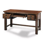 Bureau de direction Tahoe - Érable vieilli - Home Styles : Milieu du siècle moderne, cadre en bois dur, tiroirs de rangement