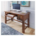 Bureau de direction Tahoe - Érable vieilli - Home Styles : Milieu du siècle moderne, cadre en bois dur, tiroirs de rangement