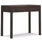 WyndenHall Fabian Small Desk Warm Walnut Brown