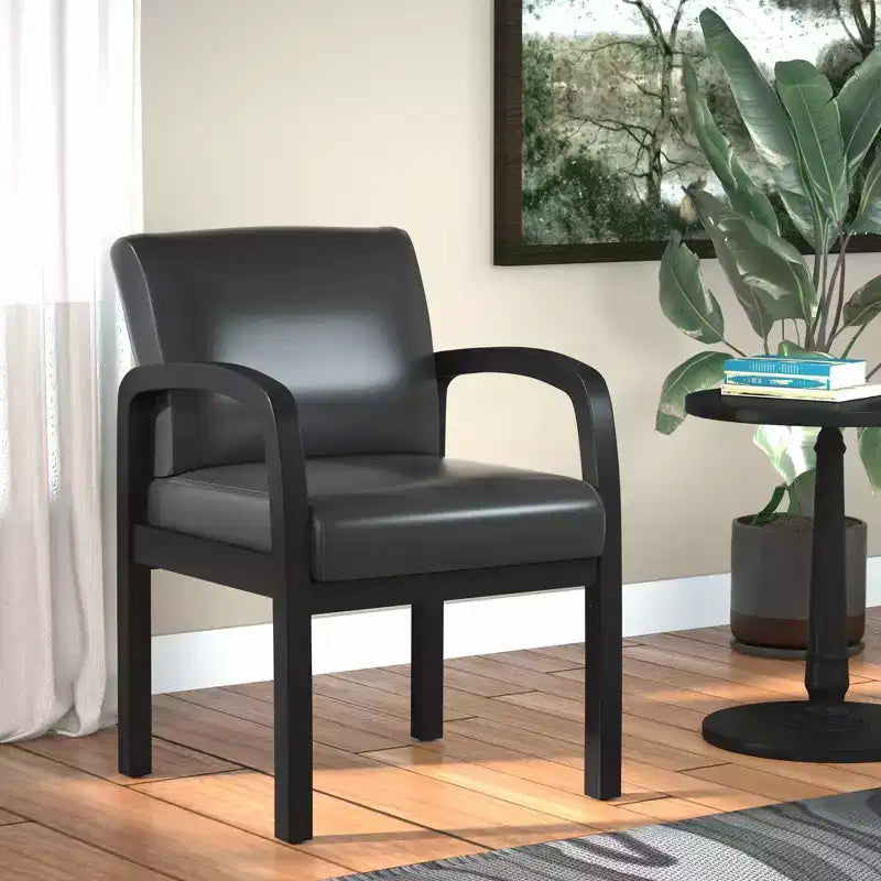Chaise de bureau pour visiteurs noire - Boss Office Products