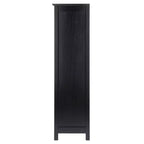 Étagère Terrace à 4 niveaux Winsome, 109,2 cm (42.99 po), brun expresso : moderne du milieu du siècle, étagères fixes