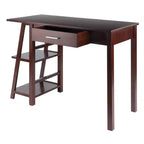 Bureau Aldric Noyer - Winsome : Bureau à domicile, étagères latérales, table d'étude
