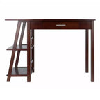 Bureau Aldric Noyer - Winsome : Bureau à domicile, étagères latérales, table d'étude