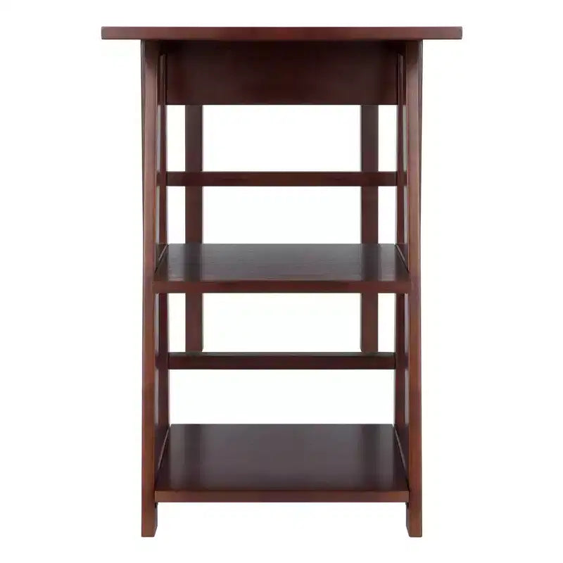 Bureau Aldric Noyer - Winsome : Bureau à domicile, étagères latérales, table d'étude
