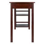 Bureau Aldric Noyer - Winsome : Bureau à domicile, étagères latérales, table d'étude