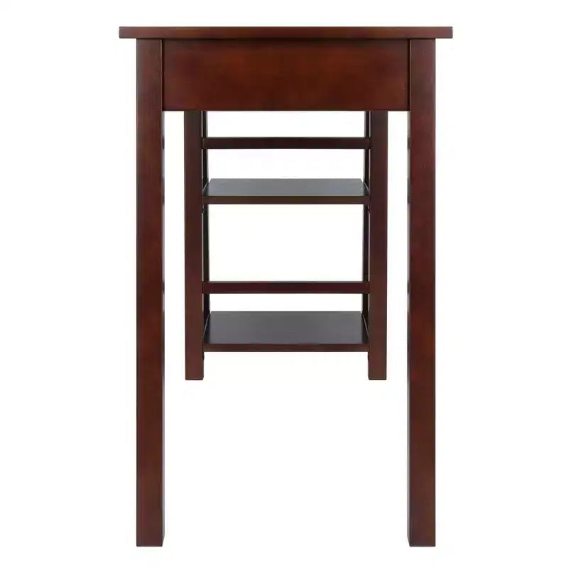 Bureau Aldric Noyer - Winsome : Bureau à domicile, étagères latérales, table d'étude