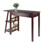 Bureau Aldric Noyer - Winsome : Bureau à domicile, étagères latérales, table d'étude